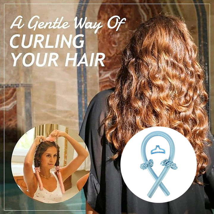 Heatless Curling Rod Locken Silk Band Curlers Schlafen Weichen Stirnband Welle.